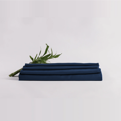 Bamboo Snow Silk Fitted Sheet Set