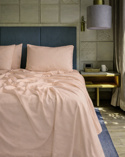 Snow Silk Bamboo Fitted Sheet Set