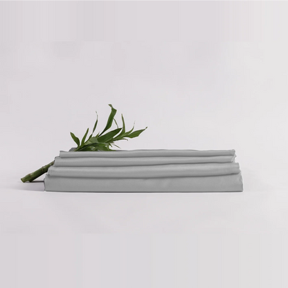 Bamboo Snow Silk Fitted Sheet Set